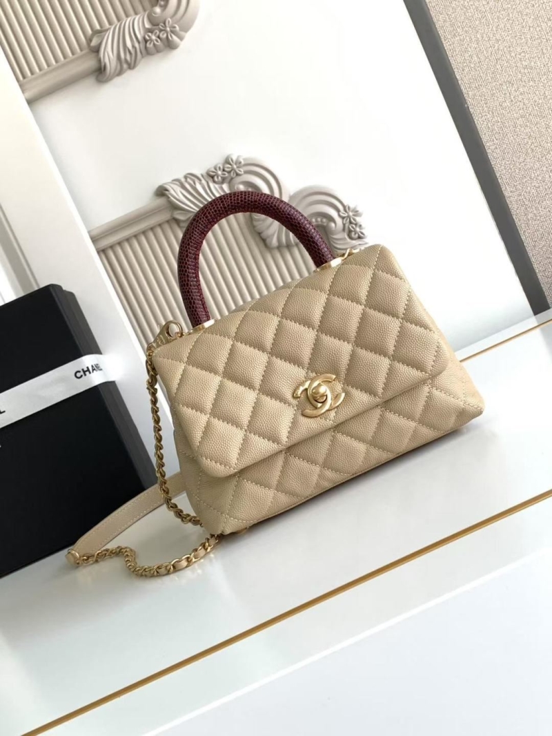 Ch**el top handle bags
